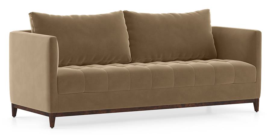 Florence Compact Sofa (Fawn Velvet)